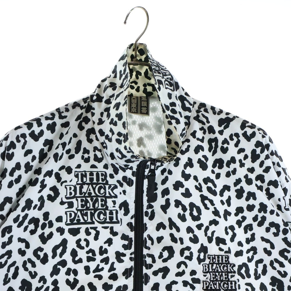WACKO MARIA(ワコマリア) ×THE BLACK EYE PATCH Leopard Track Jacket ザ ブラック アイパッチ レオパード トラックジャケット ホワイト/ブラック