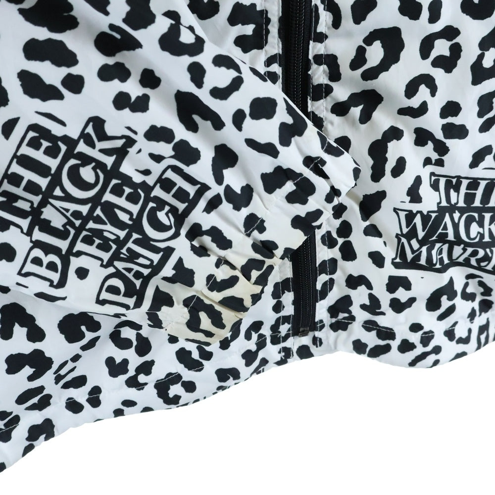 WACKO MARIA(ワコマリア) ×THE BLACK EYE PATCH Leopard Track Jacket ザ ブラック アイパッチ レオパード トラックジャケット ホワイト/ブラック