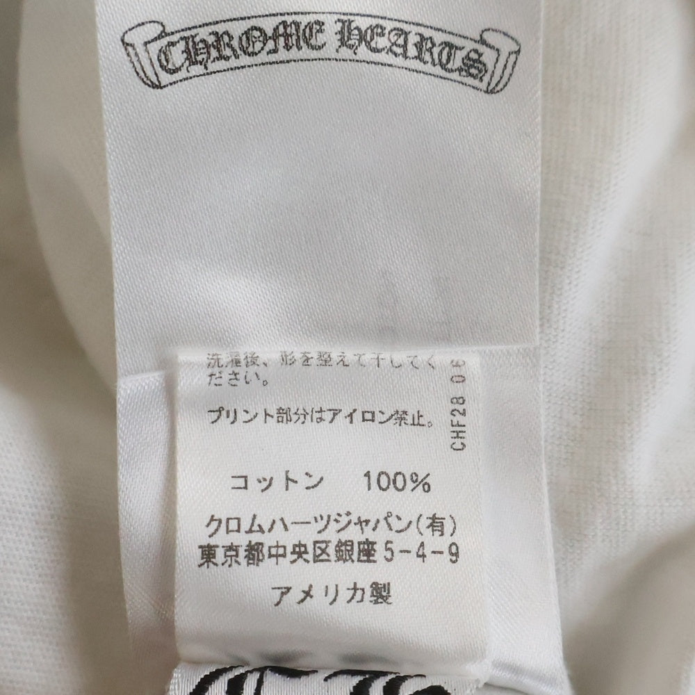 CHROME HEARTS(クロムハーツ) MULTI COLOR HORSE SHOE マルチカラーホースシュー 長袖Tシャツ カットソー ホワイト