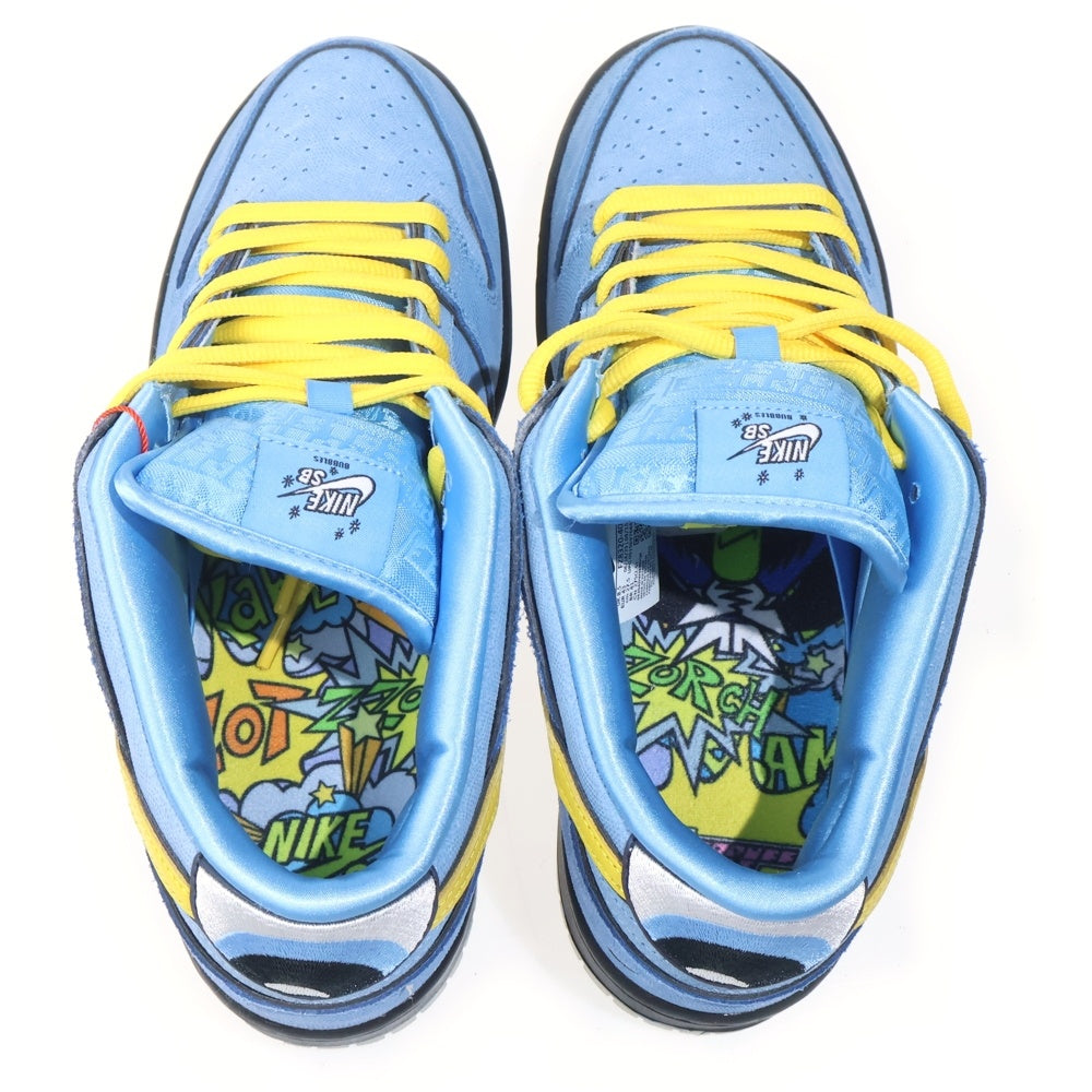 NIKE SB(ナイキエスビー) ×The Powerpuff Girls Bubbles Dunk Low Pro QS FZ8320-400 ダンクロー パワーパフガールズ バブルス ローカットスニーカー シューズ ブルー US9.5/27.5cm