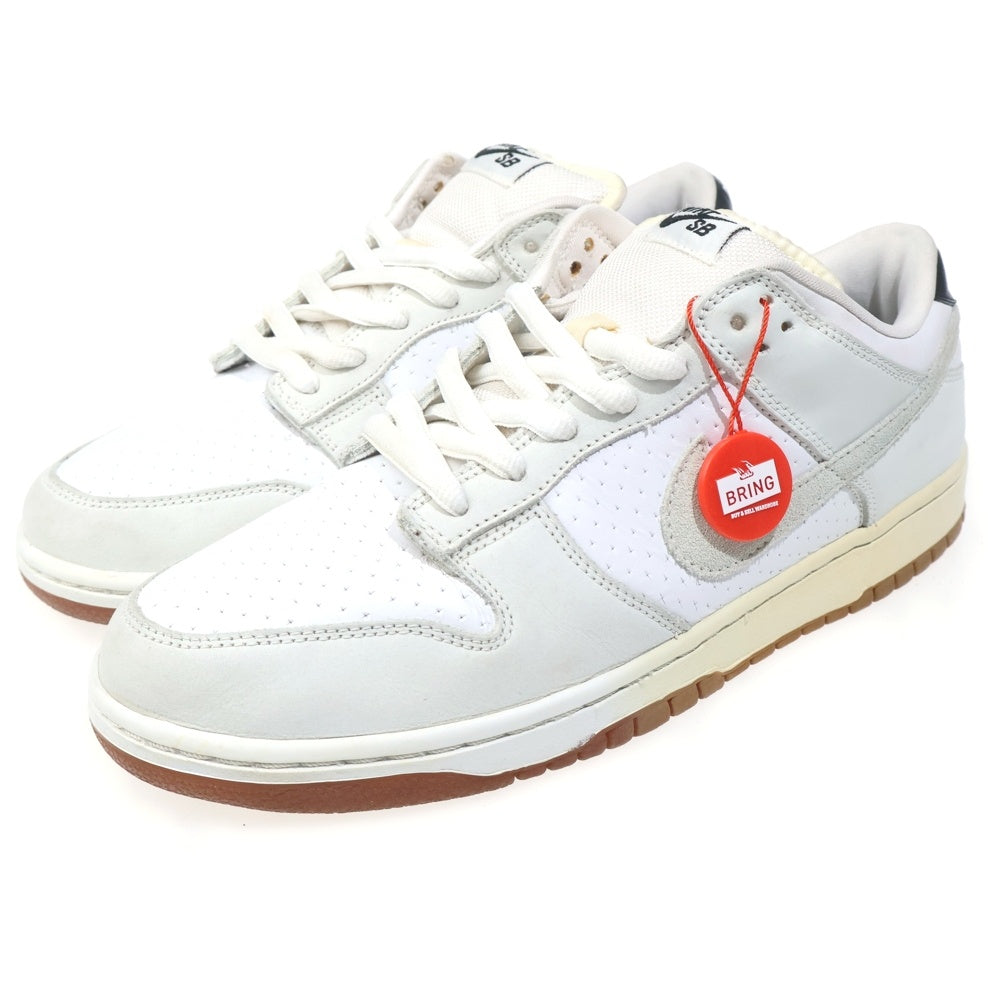 NIKE SB(ナイキエスビー) 【観賞用】DUNK LOW PREMIUM SB GINO IANNUCCI 3 313170-112 ダンクロープレミアム ジーノイヌアッチ3 ローカットスニーカー シューズ ホワイト US10/28.0cm