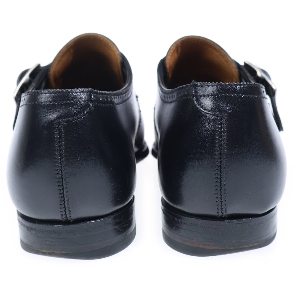 Crockett&Jones(クロケットアンドジョーンズ) BALLIOL 5912 モンクストラップ レザードレスシューズ ブラック