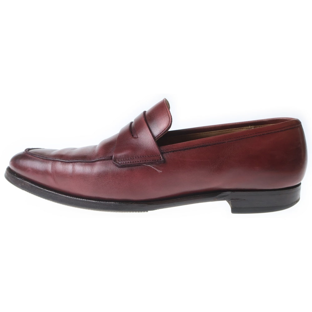 Crockett&Jones クロケットアンドジョーンズ BRAMWELL 5468 ローファー レザーシューズ バーガンディ Crockett&Jones(クロケットアンドジョーンズ) BRAMWELL 5468 コイン