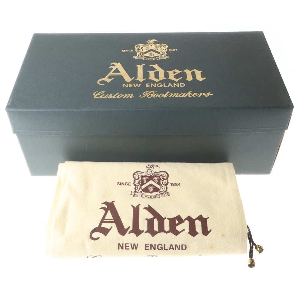 Alden(オールデン) Military Plain Toe Ox 53713 ミリタリープレーントゥ レザーシューズ ブラウン