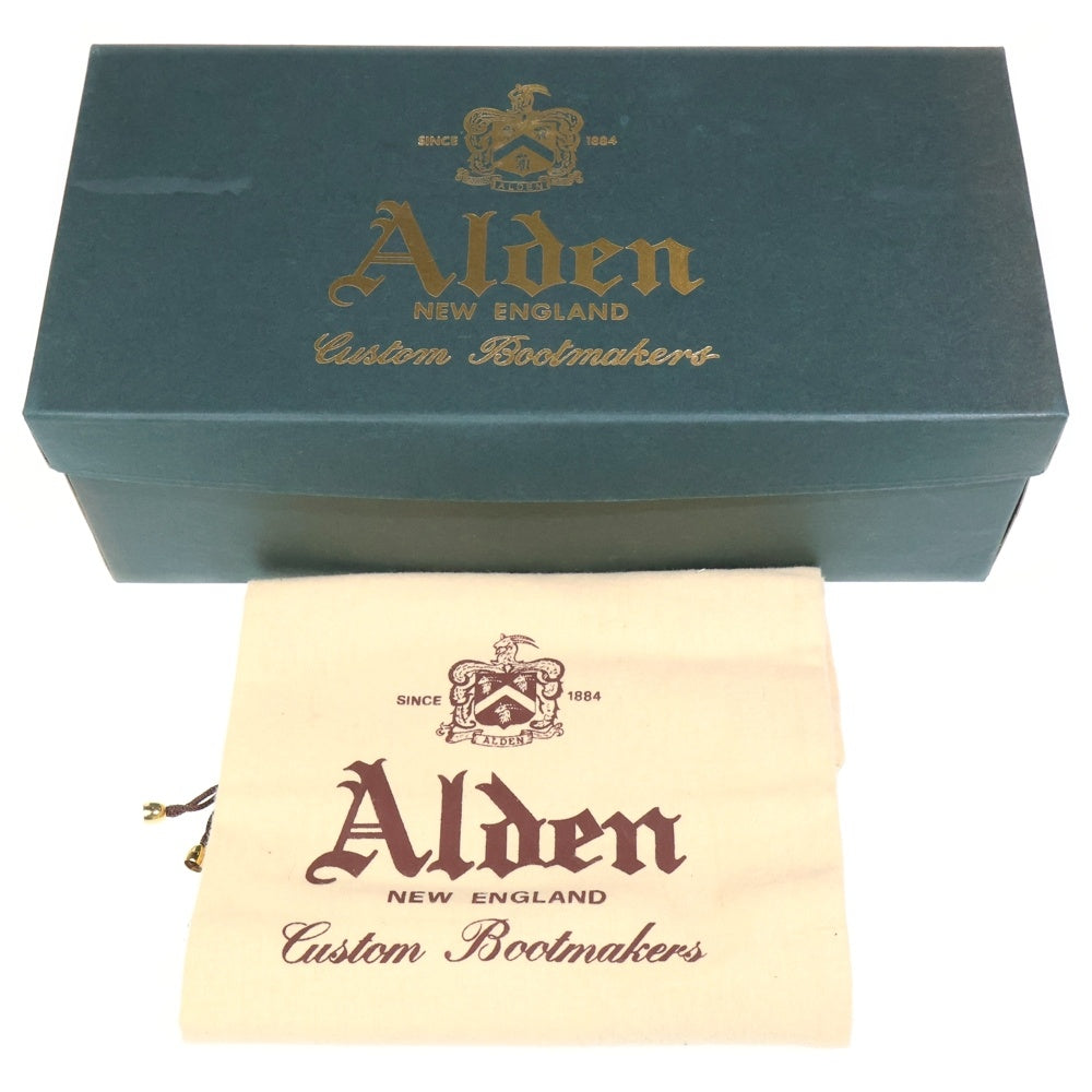 Alden(オールデン) 1340 コードバン レザーチャッカブーツ ブラック