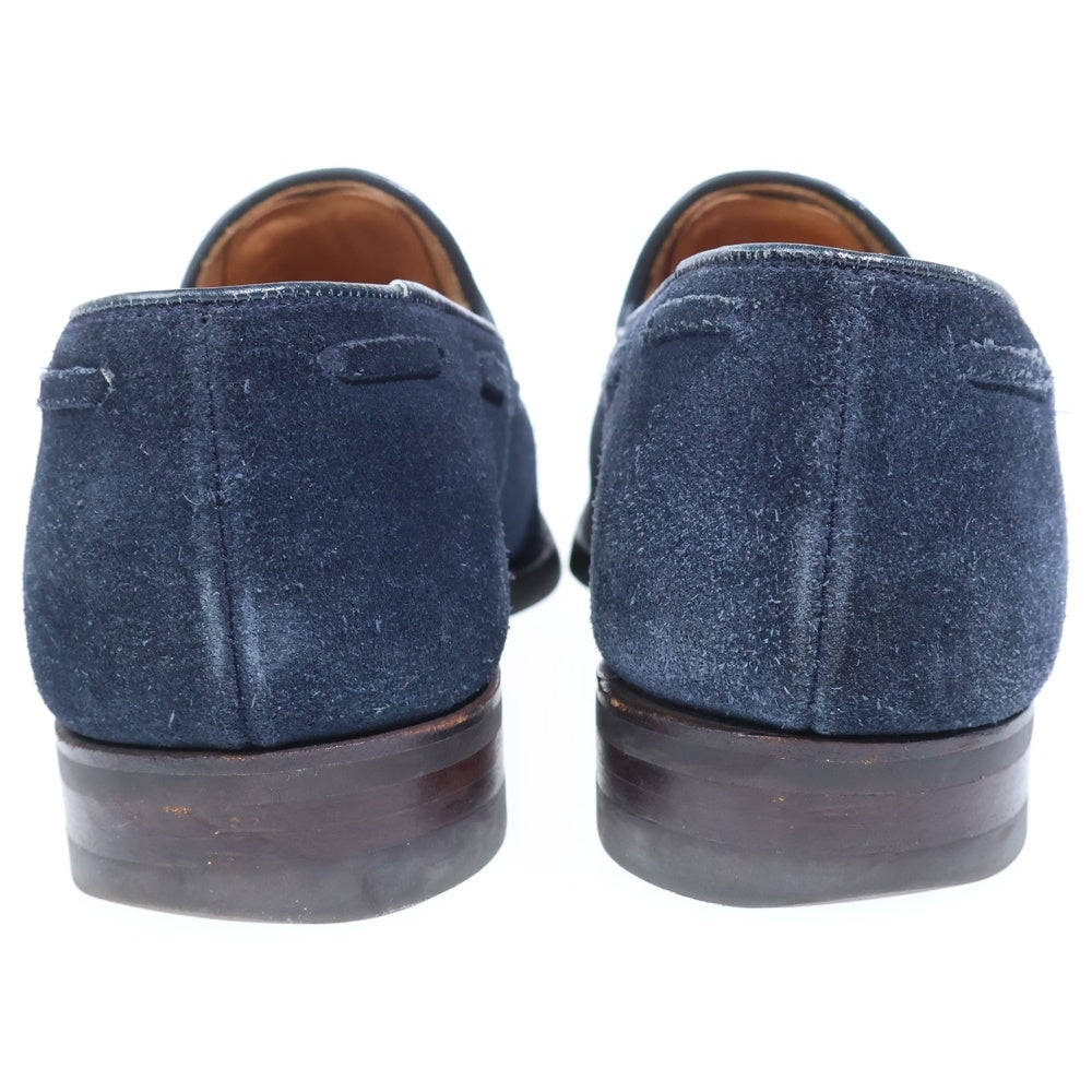 Crockett&Jones(クロケットアンドジョーンズ) WITNEY 2 6031 スウェード タッセルローファー シューズ ネイビー