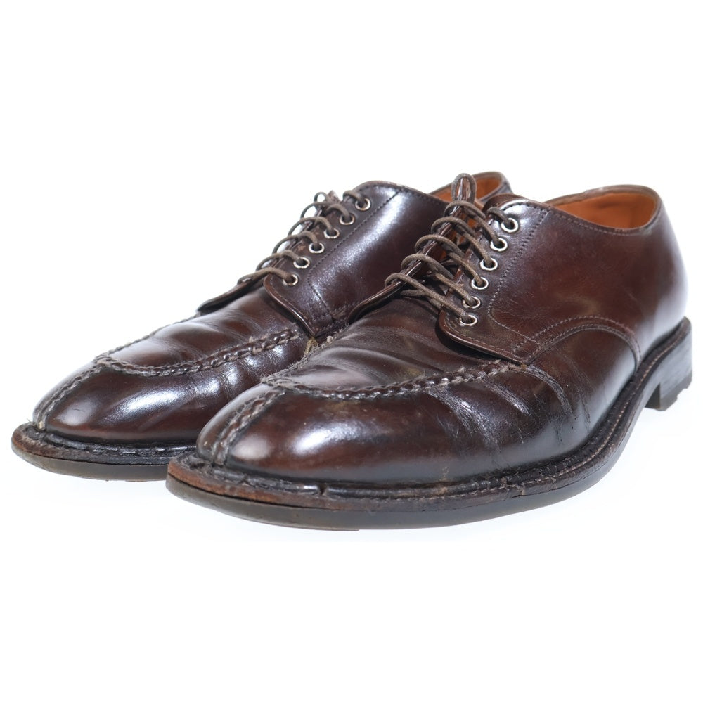 Alden(オールデン) Uチップ レースアップレザーシューズ 4332 ブラウン