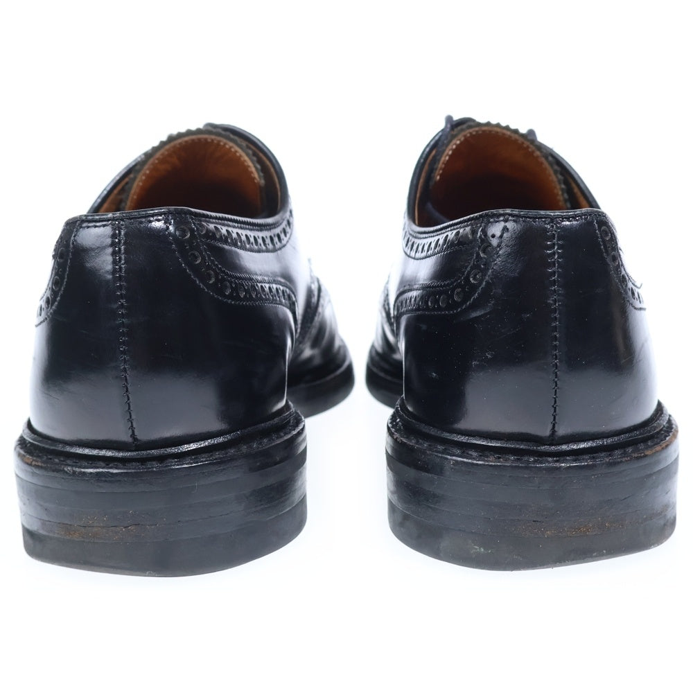 Crockett&Jones(クロケットアンドジョーンズ) PEMBROKE 8679RS ウィングチップ レザーレースアップシューズ ブラック