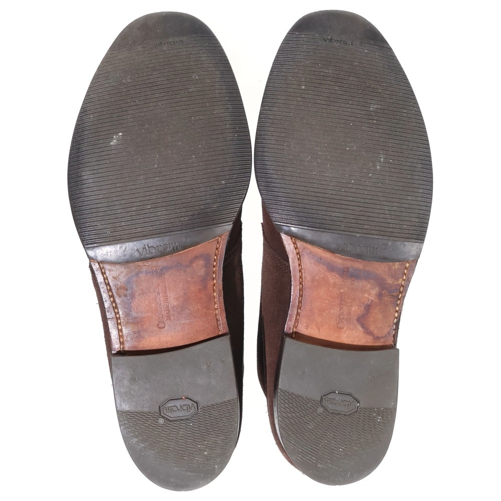 Crockett&Jones(クロケットアンドジョーンズ) CHERTSEY 1645 チャートシー スウェード レザーチャッカブーツ ブラウン