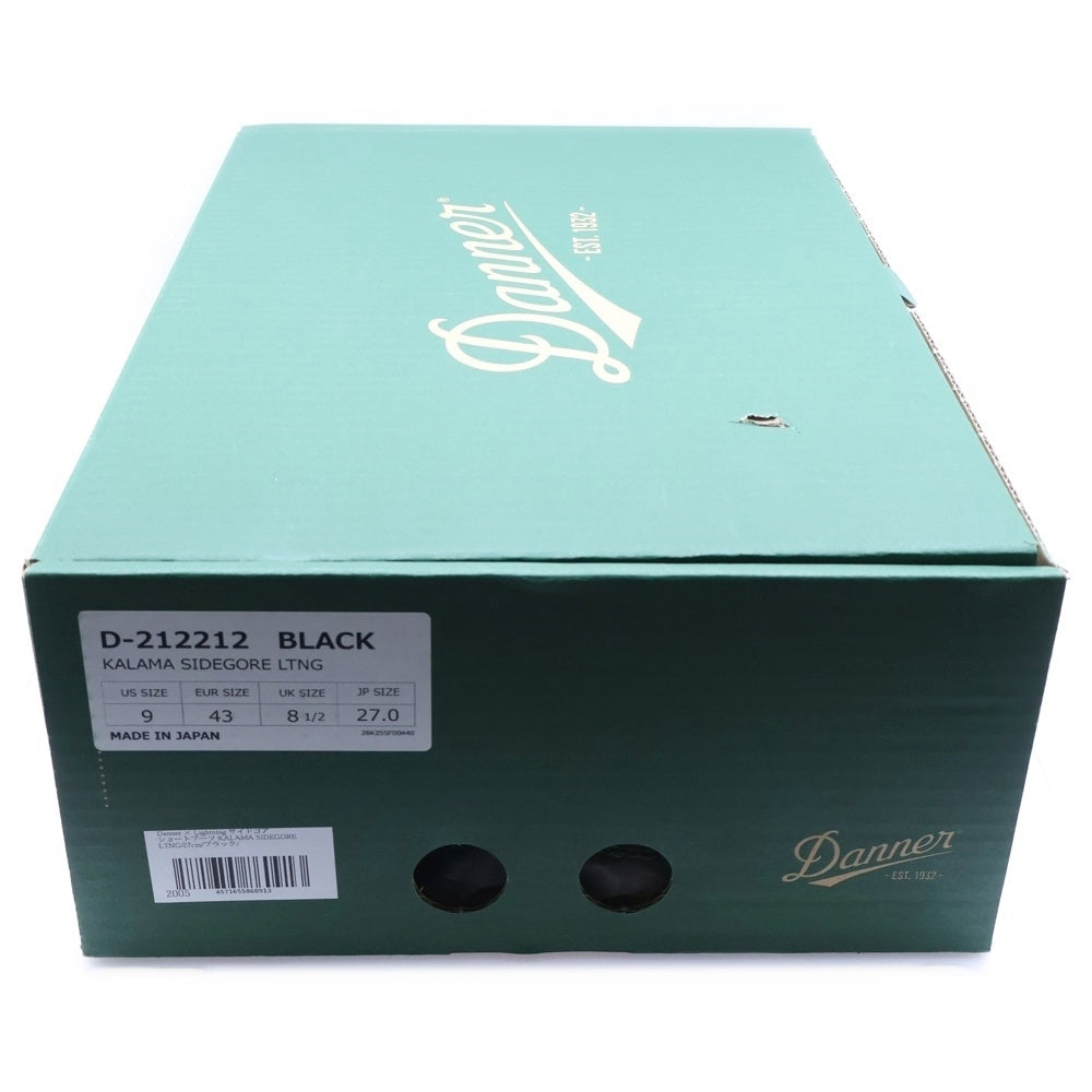 DANNER(ダナー) KALAMA SIDEGORE D-212212 カラマサイドゴア ミッドカットブーツ シューズ ブラック US9/27.0cm