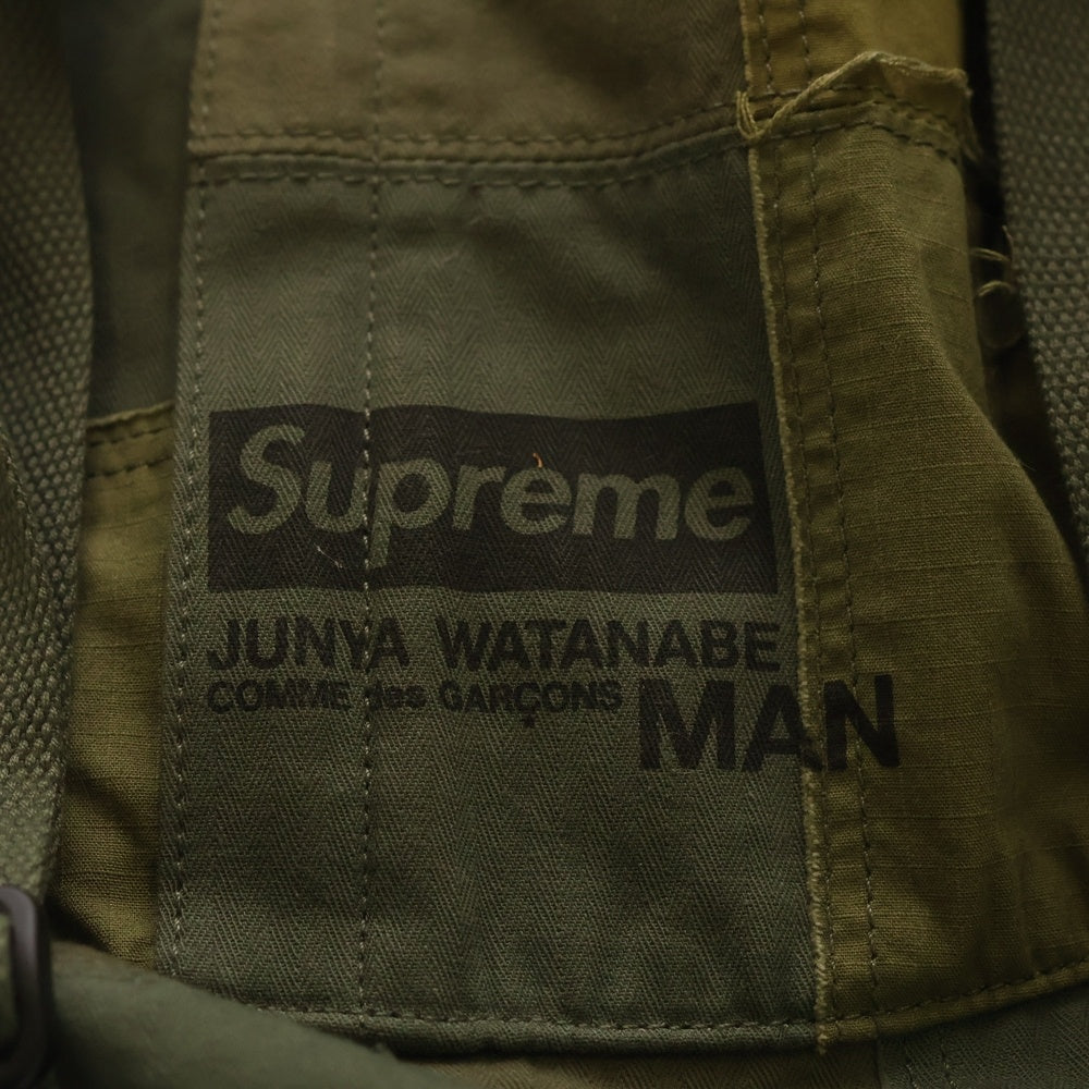 SUPREME(シュプリーム) 21AW × JUNYA WATANABE COMME des GARCONS MAN Patchwork Backpack パッチワークバッグパック リュックサック カーキ