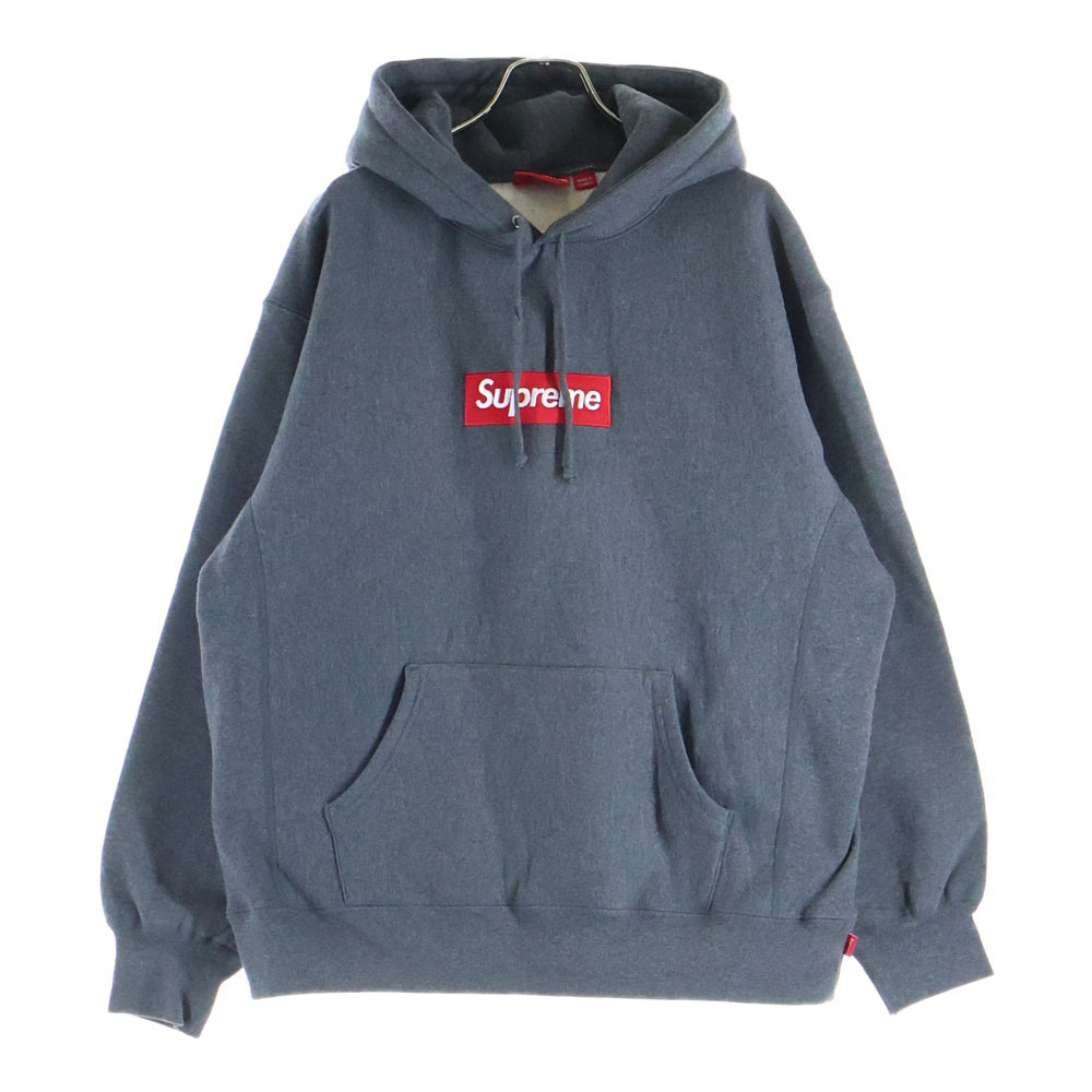 SUPREME(シュプリーム) 21AW Box Logo Hooded Sweatshirt ボックスロゴ プルオーバーパーカー フーディー ダークグレー