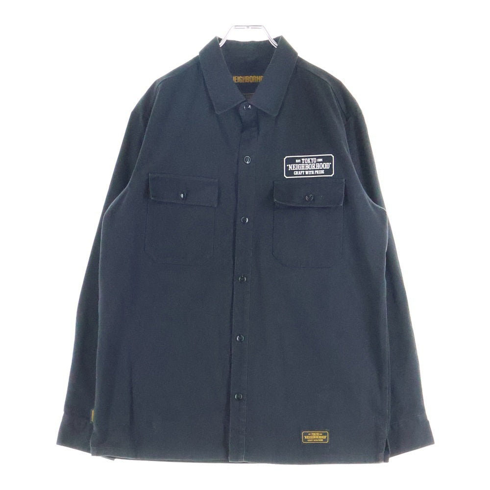 NEIGHBORHOOD(ネイバーフッド) 18AW CLASSIC WORK C SHIRT LS 182TSNH-SHM01 ワークシャツ 長袖シャツ ブラック
