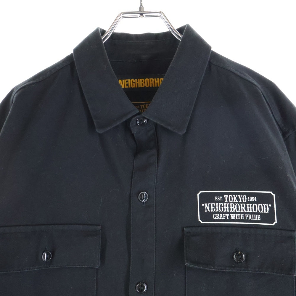 NEIGHBORHOOD(ネイバーフッド) 18AW CLASSIC WORK C SHIRT LS 182TSNH-SHM01 ワークシャツ 長袖シャツ ブラック