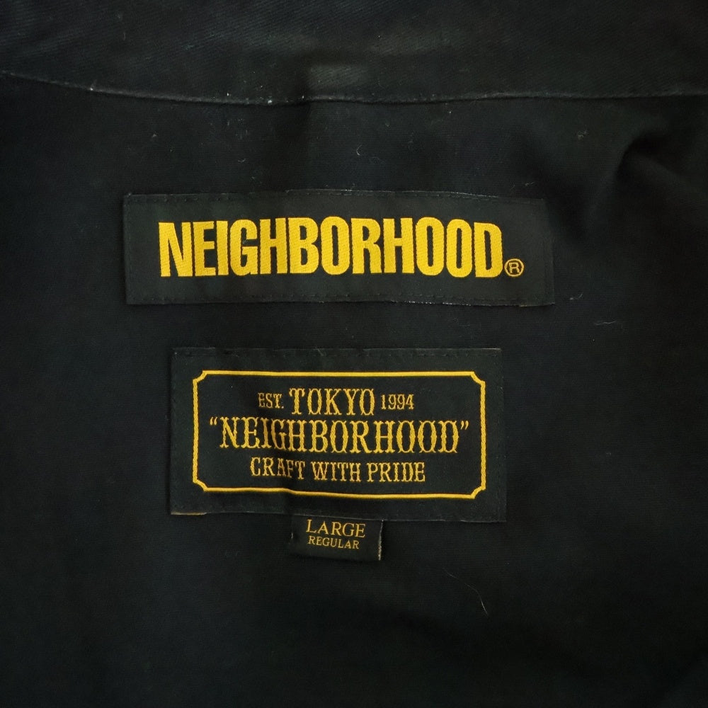 NEIGHBORHOOD(ネイバーフッド) 18AW CLASSIC WORK C SHIRT LS 182TSNH-SHM01 ワークシャツ 長袖シャツ ブラック