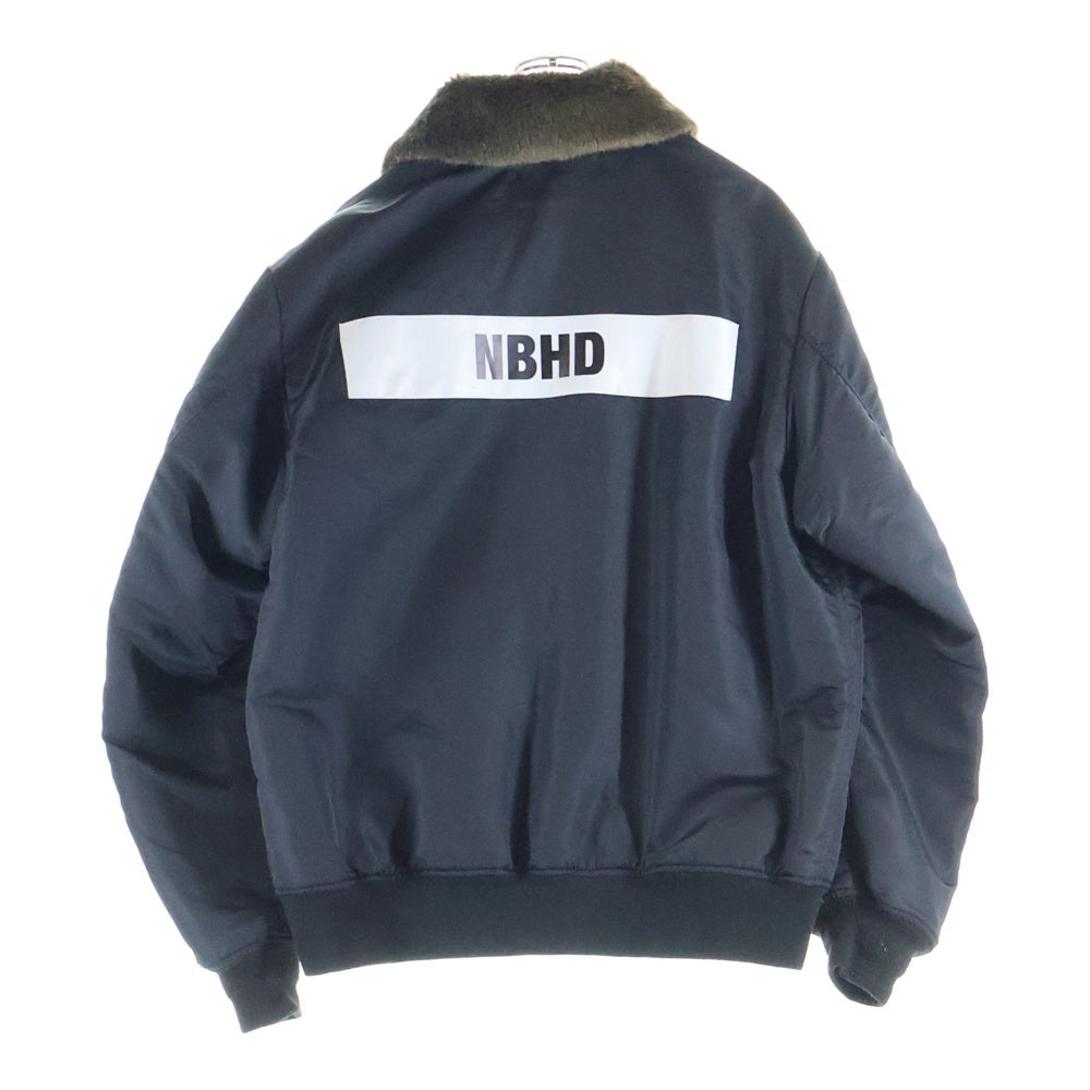 NEIGHBORHOOD(ネイバーフッド) 18AW D-15A/N-JKT 182SZNH-JKM04 フライトジャケット ブルゾン ブラック