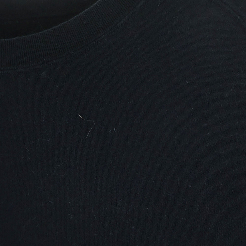 NEIGHBORHOOD(ネイバーフッド) 20SS DRY C-CREW LS 201FPNH-CSM04 ロゴ刺繍 クルーネックスウェットトレーナー ブラック