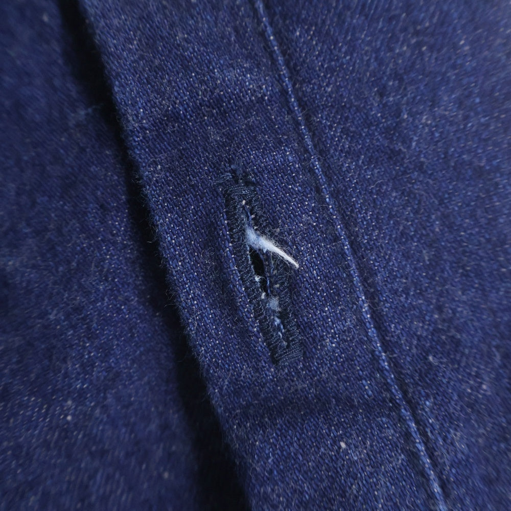 WTAPS(ダブルタップス) 17AW BUDS LS 03/SHIRT.COTTON.DENIM 172WVDT-SHM02 ロゴワッペン デニムシャツ インディゴ