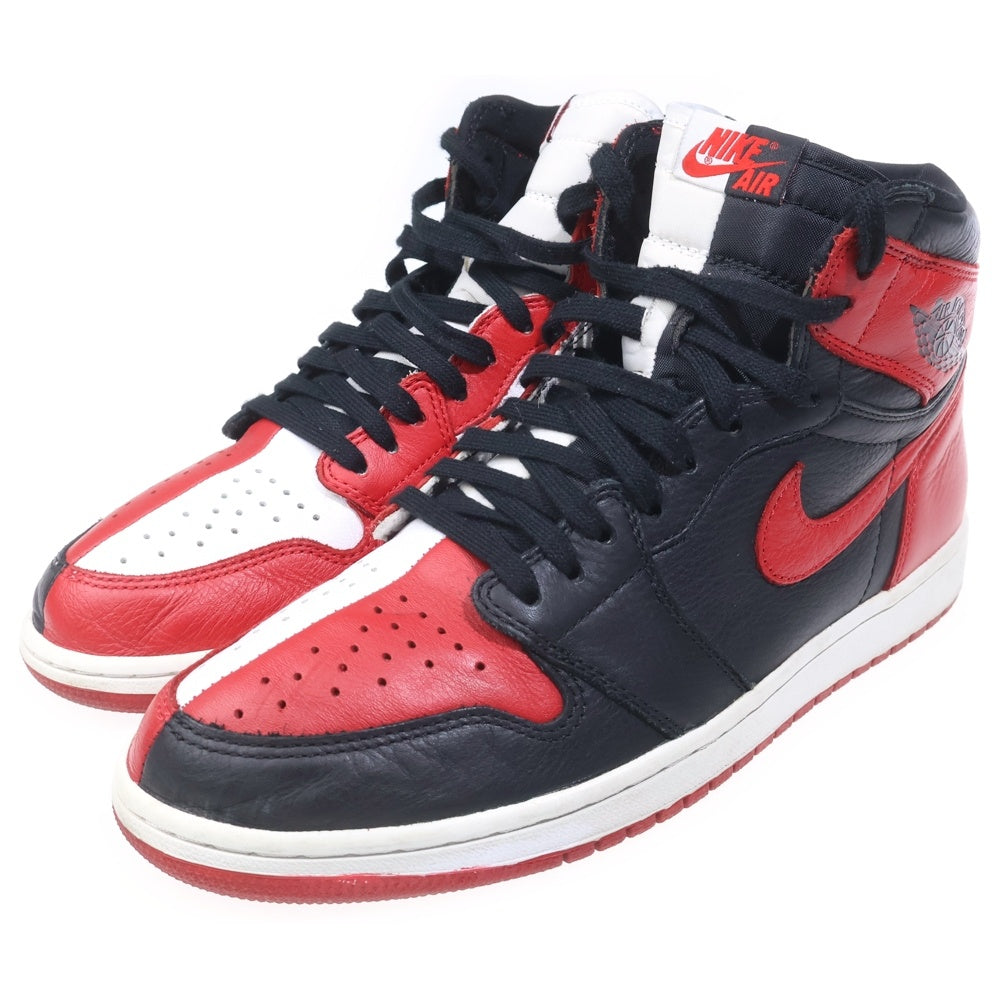 NIKE(ナイキ) AIR JORDAN 1 RETRO HIGH OG NRG HOMAGE TO HOME エアジョーダン1 オマージュトゥホーム ハイカットスニーカー US10.5/28.5cm 861428-061
