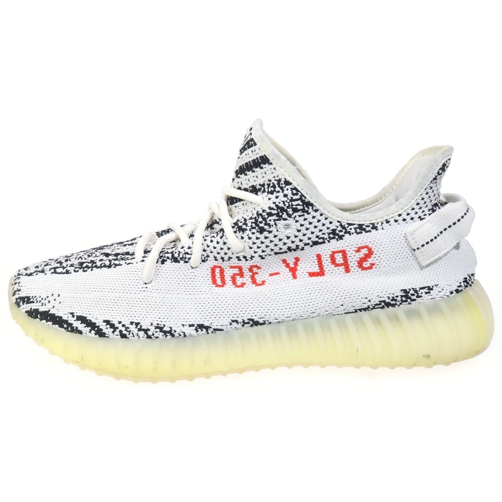 adidas(アディダス) EEZY BOOST 350V2 ZEBRA CP9654 イージーブースト 350 V2 ゼブラ ローカットスニーカー ブラック/ホワイト US10.5/28.5cm