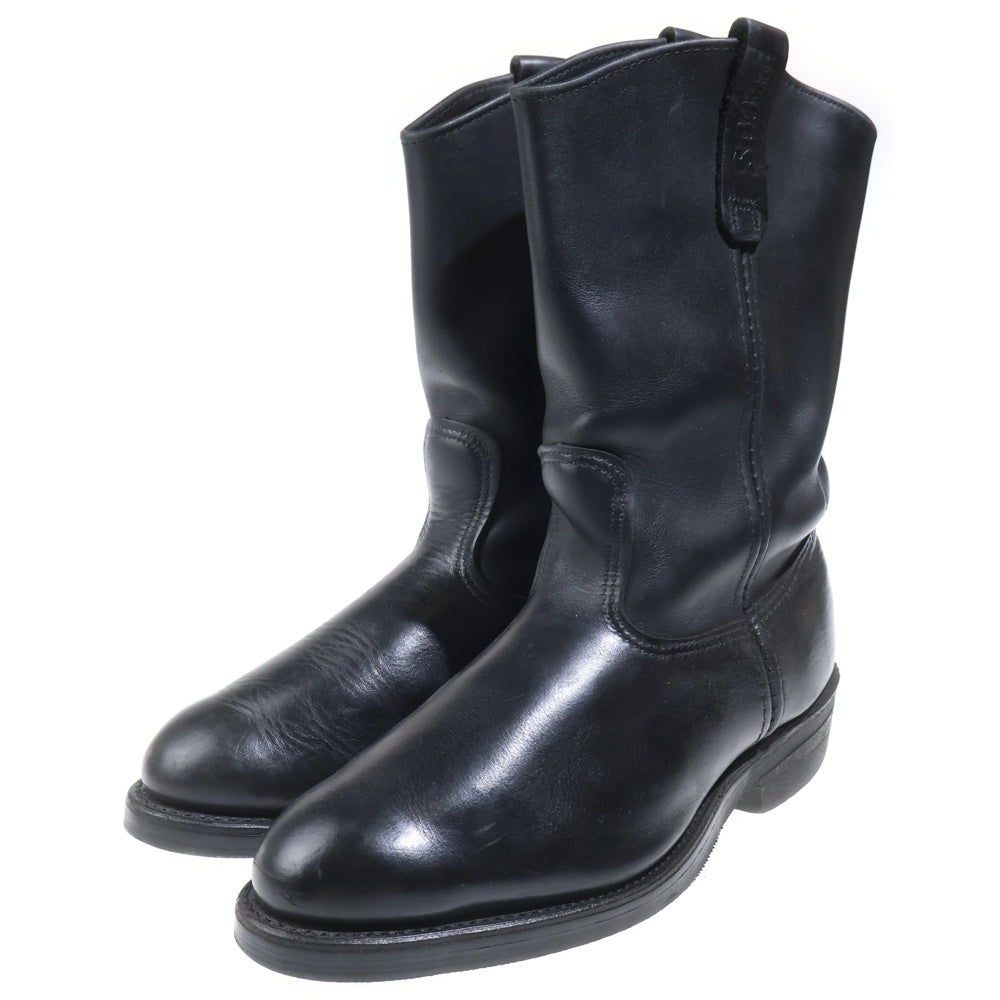 RED WING(レッド ウイング) 1116 PECOS ペコス ハイカット レザー ブーツ シューズ ブラック US9.5/27.5cm