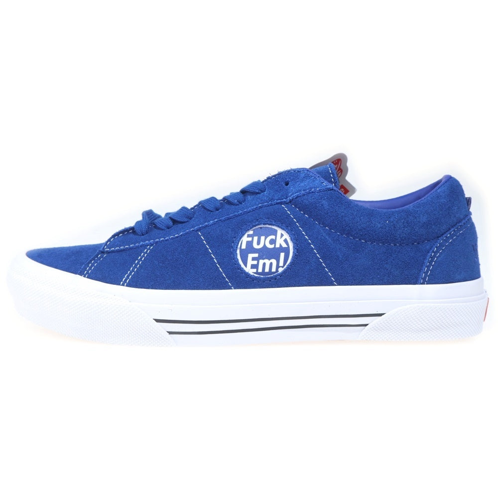 SUPREME(シュプリーム) 24SS ×Vans SID Fuck Em バンズ サイドロゴ スウェード スニーカー ブルー US9.5/27.5cm VN000MQ8CJF