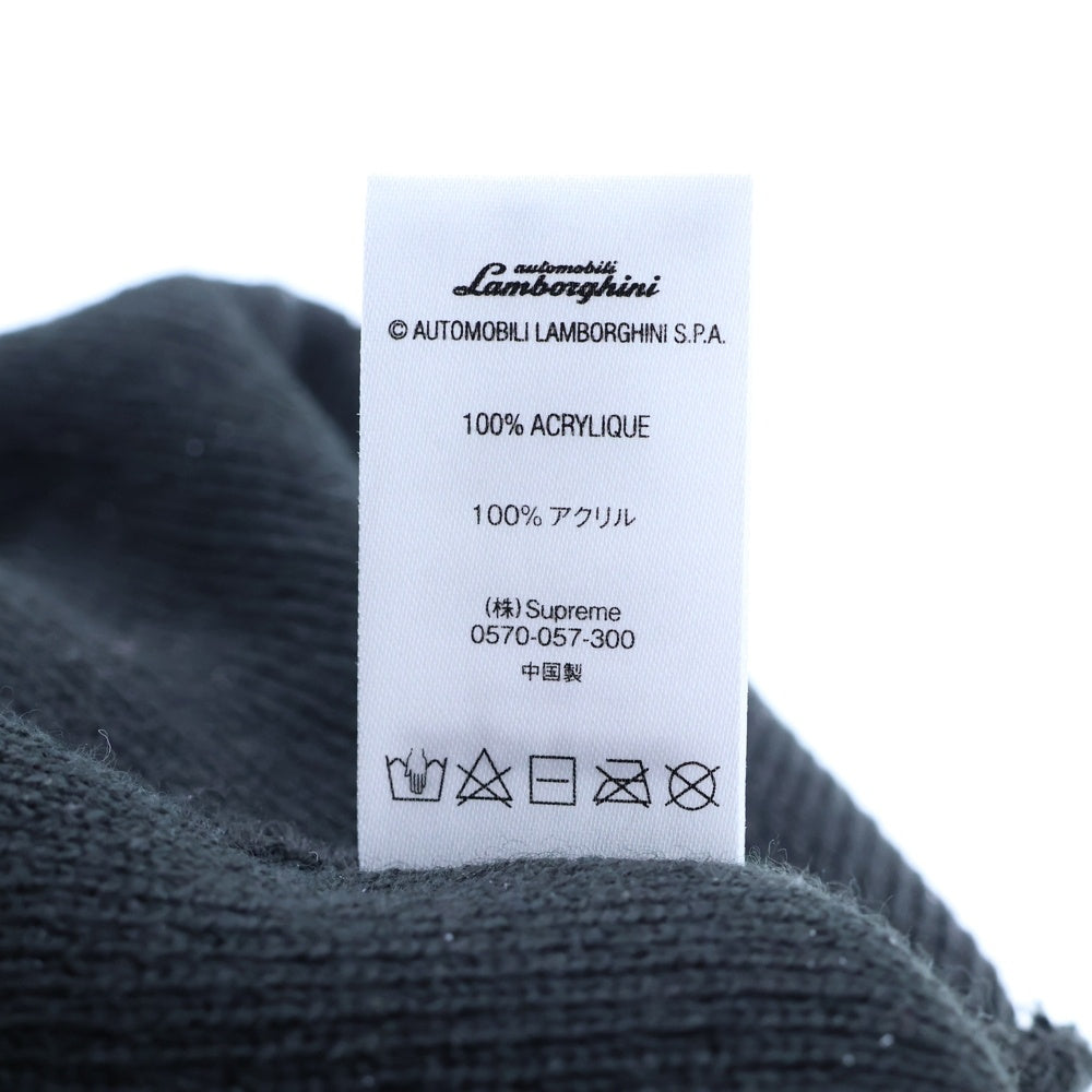 SUPREME(シュプリーム) 20SS Automobili Lamborghini Beanie オートモービルランボルギーニ ニットビーニー ブラック