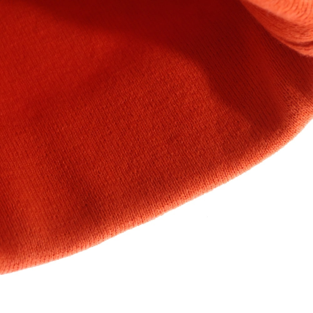SUPREME(シュプリーム) 21AW Big Box Logo Beanie ビッグボックスロゴ ビーニー 帽子 オレンジ/ホワイト