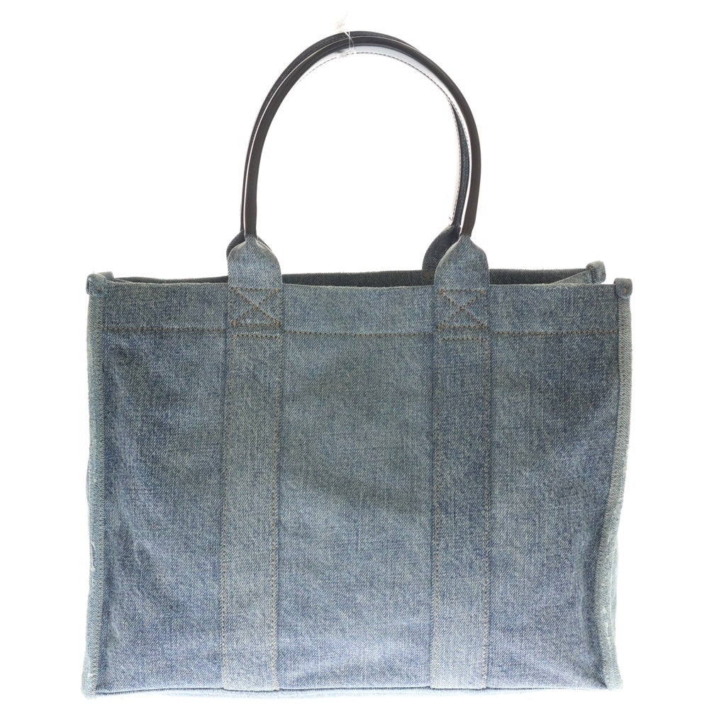 BALENCIAGA(バレンシアガ) Hardware Denim Tote Bag ハードウェア デニムハンドバッグ トートバッグ インディゴ 671400
