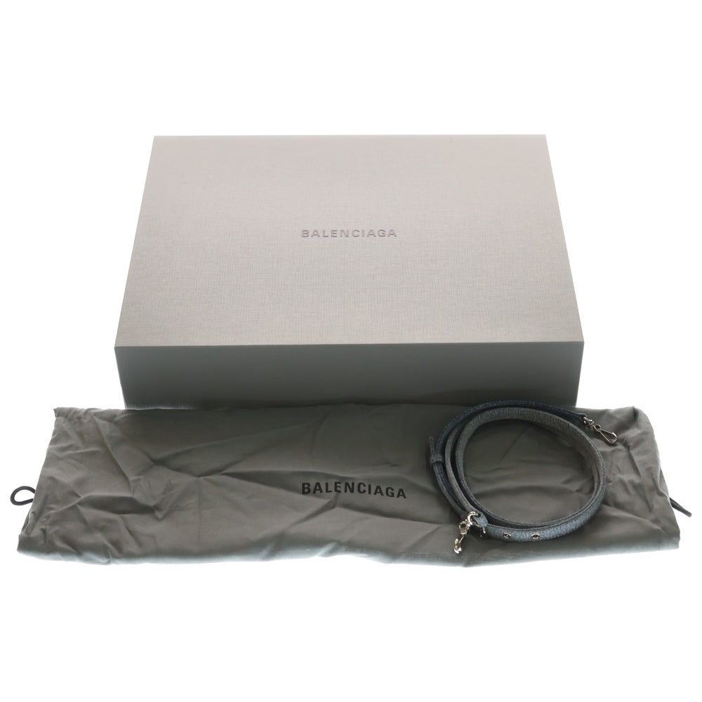 BALENCIAGA(バレンシアガ) Hardware Denim Tote Bag ハードウェア デニムハンドバッグ トートバッグ インディゴ 671400