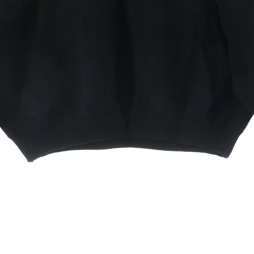 FEAR OF GOD ESSENTIALS(フィアオブゴッド エッセンシャルズ) 25AW WAFFLE CREWNECK SWEATER ワッフル クルーネック 長袖ニットセーター ブラック