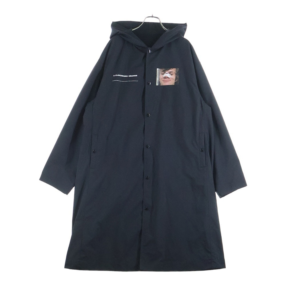 UNDERCOVER(アンダーカバー) 19AW A CLOCKWORK ORANGE ア クロックワーク オレンジ バッグプリント ナイロンコート ブラック UCX4306-3