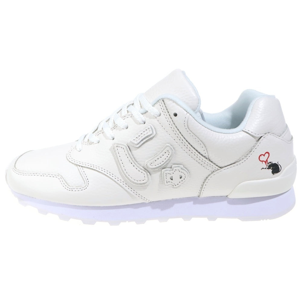 Sangacio(サンガッチョ) Nyus BRANDALISED Pure Whiteニューズ ブランドライズド ピュアホワイト ローカットスニーカー シューズ ホワイト US8.5/26.5cm