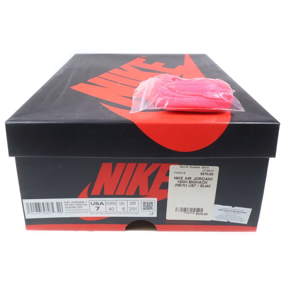 NIKE(ナイキ) AIR JORDAN 1 HIGH OG Baroque Brown エアジョーダンワン ハイカットスニーカー マルチカラー US7/25.0cm 555088-201