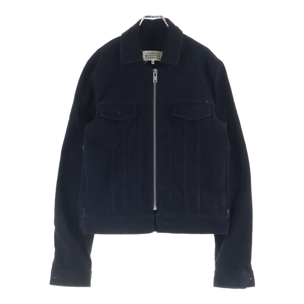 Maison Martin Margiela(メゾンマルタンマルジェラ) 16AW ジップアップ ポケット付きデニムジャケット ブラック S50AM0270-S30535
