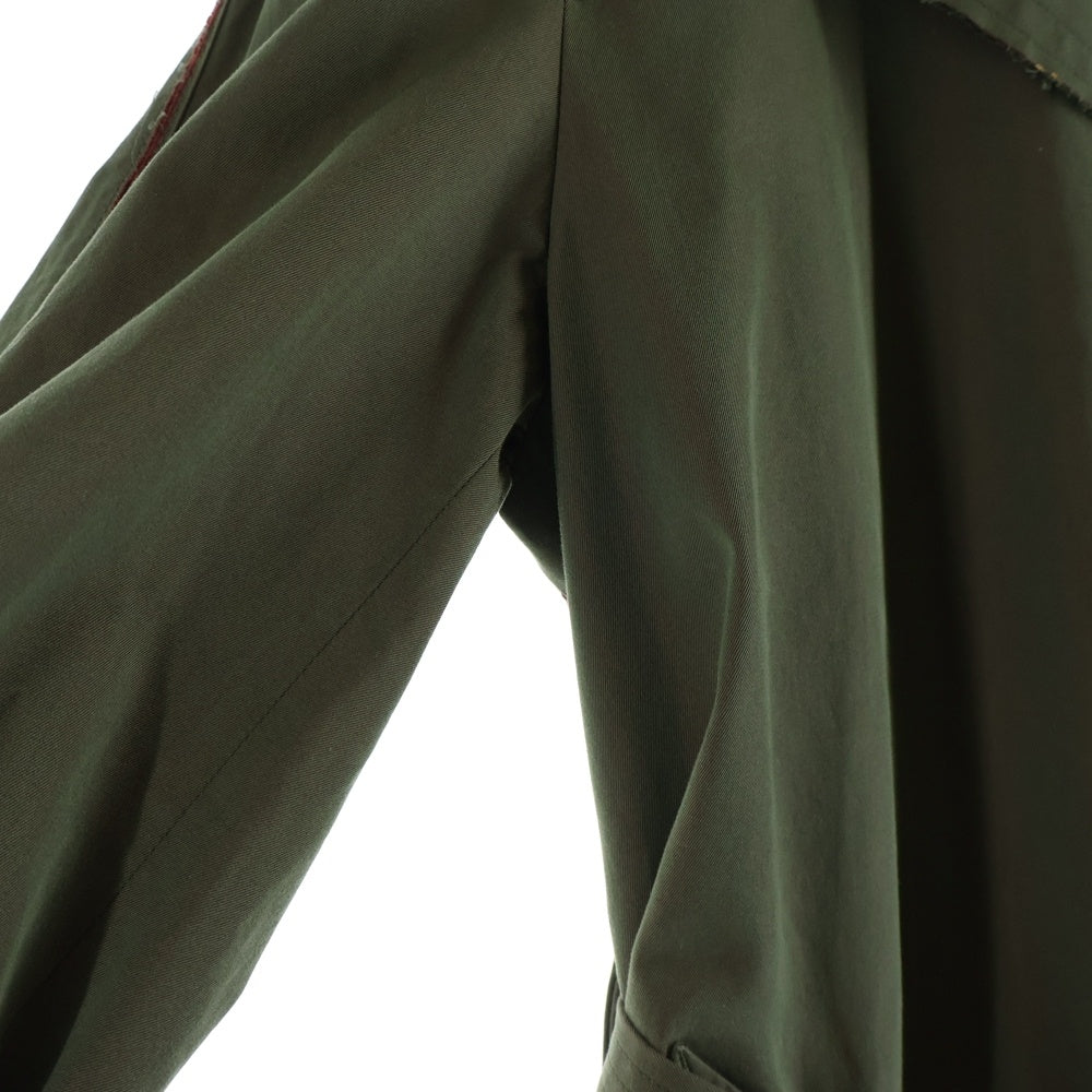 Maison Martin Margiela(メゾンマルタンマルジェラ) 19SS カットオフ 3B ベルト付き ロング トレンチコート カーキ S50AH0049-S49417