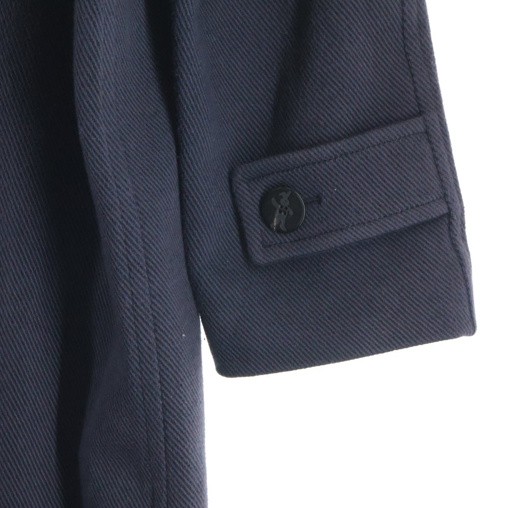 MARNI(マルニ) 4B 袖ボタン付き ウール チェスターコート ネイビー TUMU0015U0-S49405