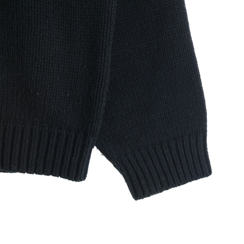 SUPREME(シュプリーム) 24AW Snow mobile Sweater スノーモービル セーター フロント刺繍 プルオーバー ニット ブラック