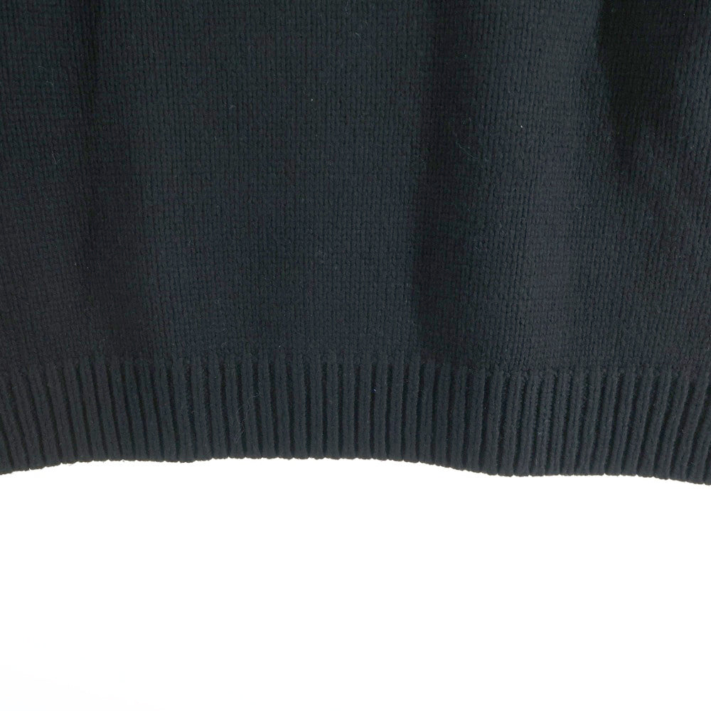 SUPREME(シュプリーム) 24AW Snow mobile Sweater スノーモービル セーター フロント刺繍 プルオーバー ニット ブラック