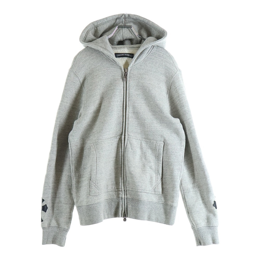 CHROME HEARTS(クロムハーツ) CROSS PATCH DOUBLE ZIP UP HOODIE 