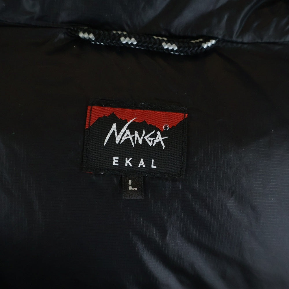 NANGA(ナンガ) OUNTAIN LODGE DOWN HOODIE JACKET マウンテンロッジダウンフーディージャケット ブラック NANGAD1-FEA7