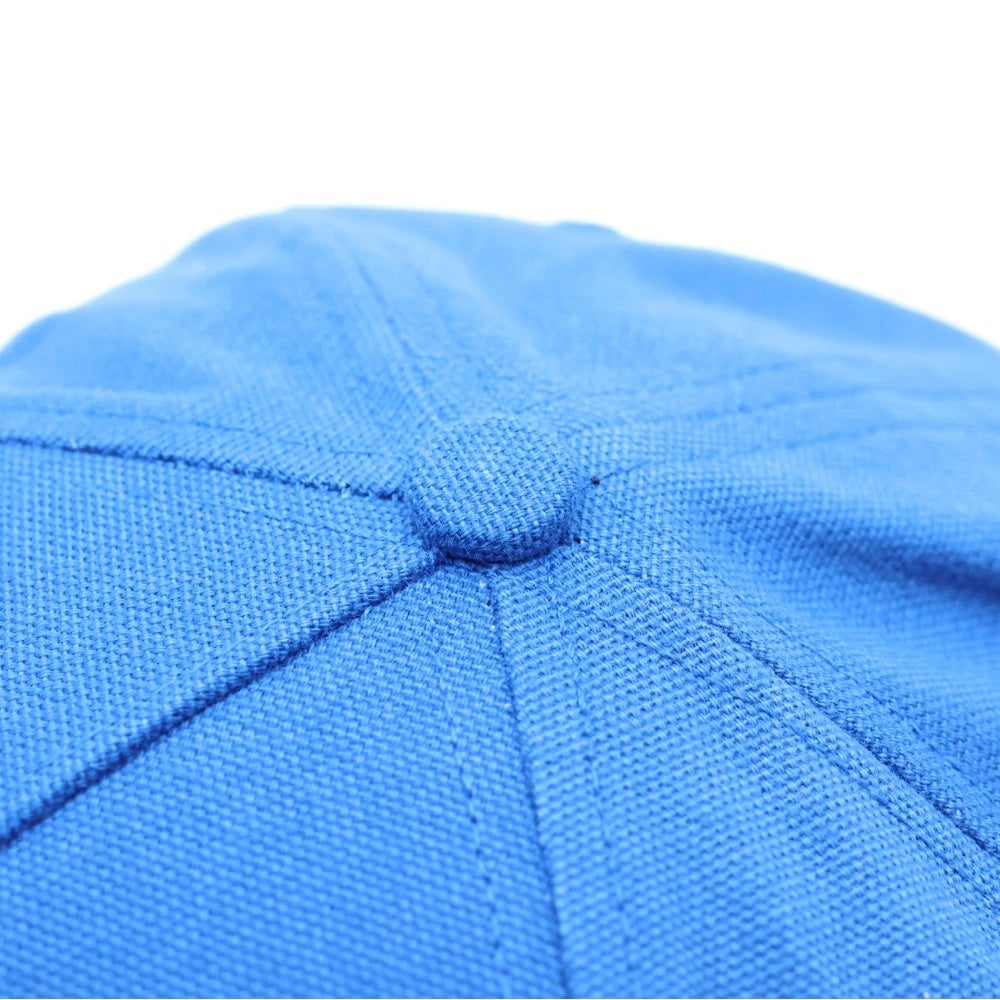 AMIRI(アミリ) FULL CANVAS MA HAT ロゴ刺繍 キャンバス ベースボールキャップ ブルー AMHACP1016
