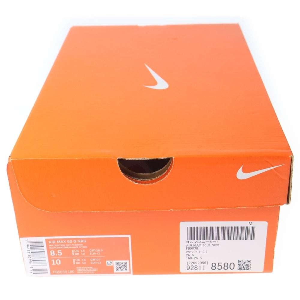 NIKE(ナイキ) Air Max 90 Golf FB5038-160 エアマックス90 ゴルフ ローカットスニーカー シューズ ホワイト US8.5/26.5cm