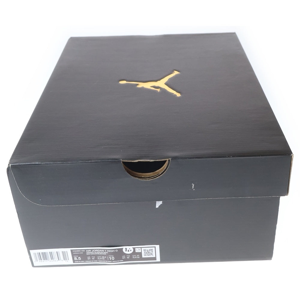 NIKE(ナイキ) Air Jordan 1 High Golf DQ0660-400 エアジョーダン1 ハイ ゴルフ ハイカットスニーカー シューズ ホワイト/ブルー US8.5/26.5cm