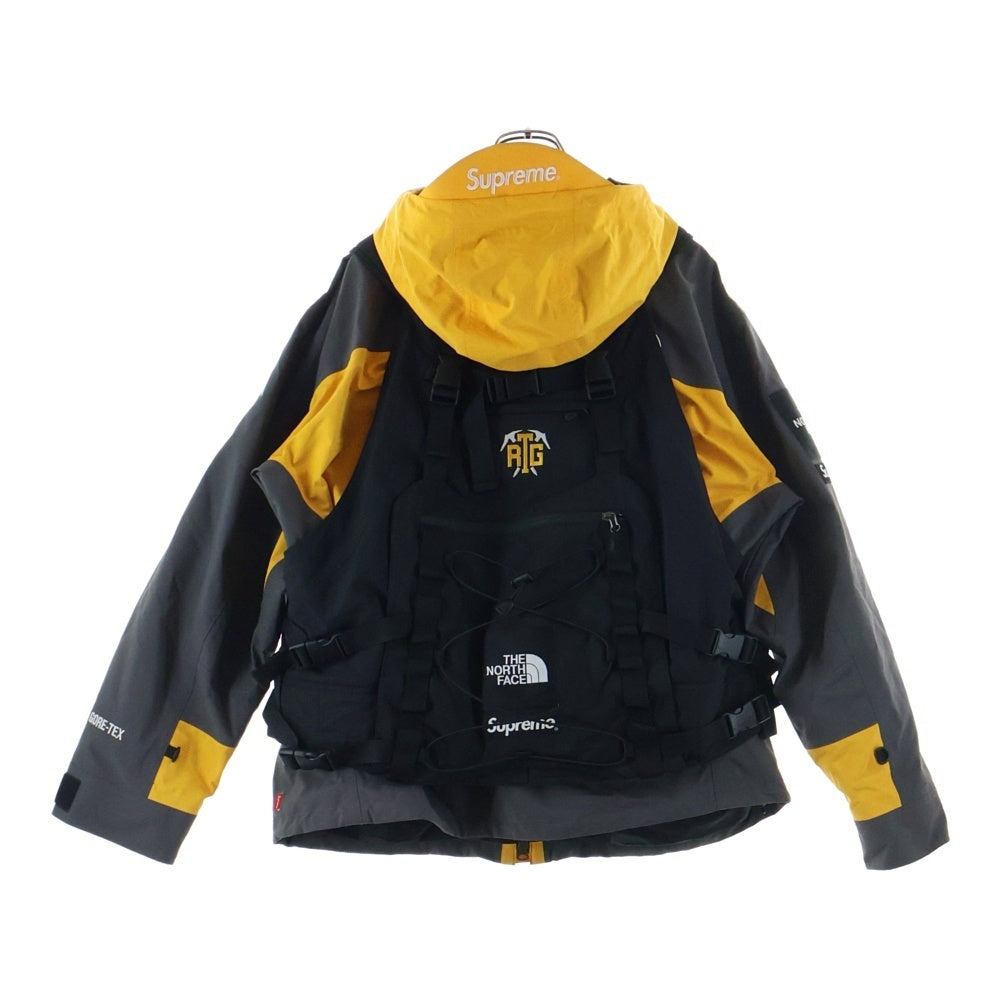 SUPREME(シュプリーム) 20SS THE NORTH FACE RTG Jacket Vest ジップアップ マウンテンジャケット ベスト イエロー/ブラック NF0A4PAI
