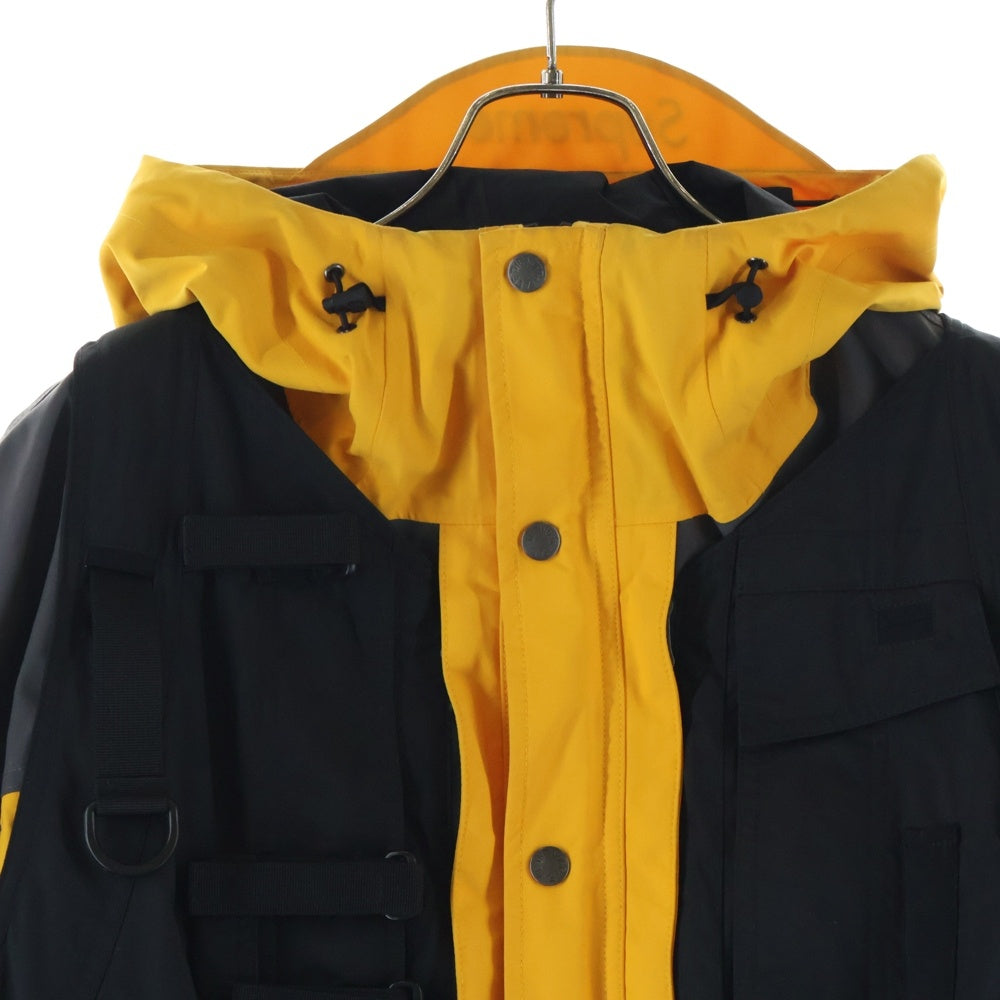 SUPREME(シュプリーム) 20SS THE NORTH FACE RTG Jacket Vest ジップアップ マウンテンジャケット ベスト イエロー/ブラック NF0A4PAI