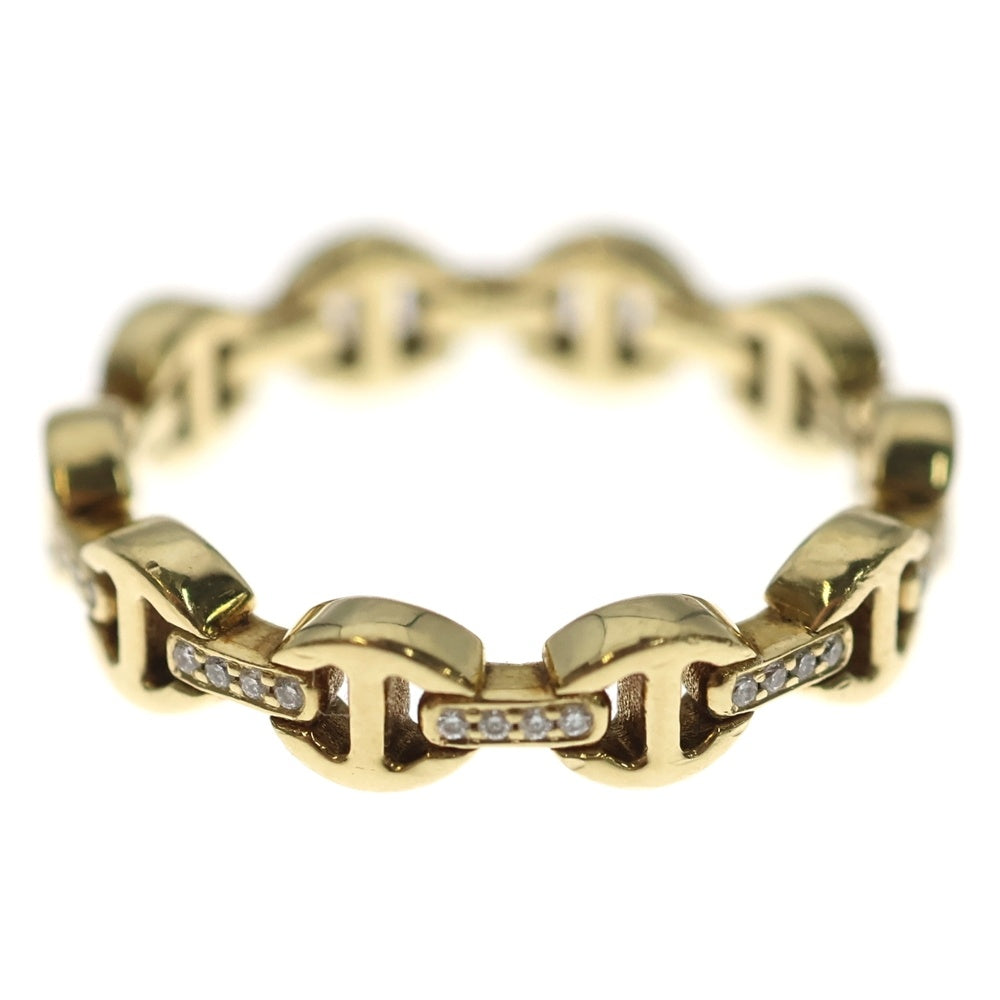 HOORSENBUHS(ホーセンブース) MICRO DAME II TRI-LINK WITH DIAMOND BRIDGES マイクロ デイム ツー トライリンク ウィズ ダイヤモンド ブリッジズ リング 指輪 ゴールド