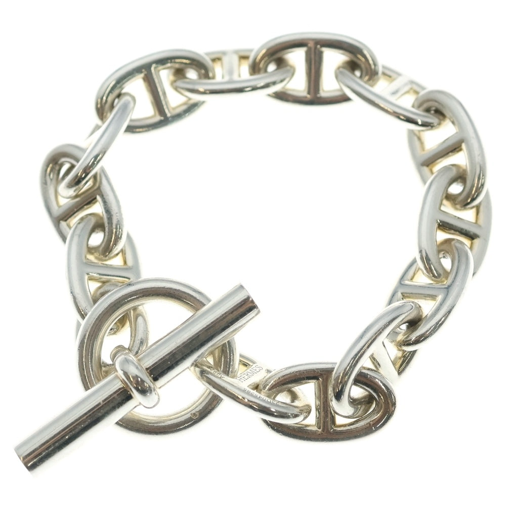 HERMES(エルメス) Chaine d'Ancre TGM シェーヌダンクル 13コマ チェーンブレスレット シルバー