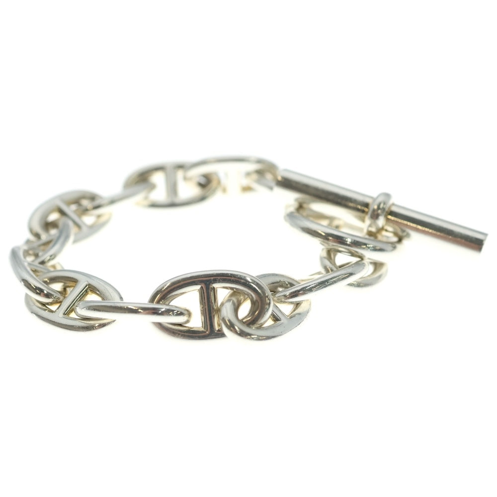 HERMES(エルメス) Chaine d'Ancre TGM シェーヌダンクル 13コマ チェーンブレスレット シルバー
