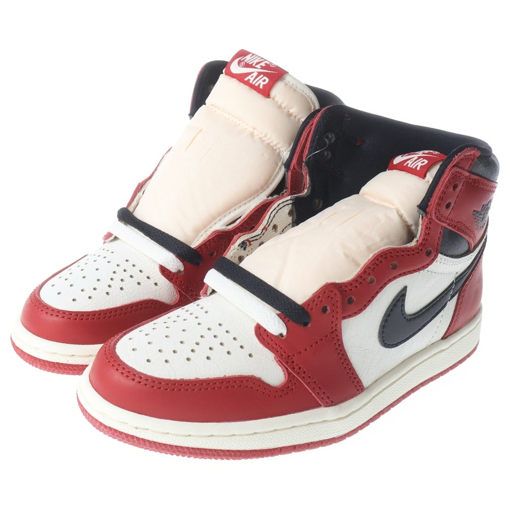 NIKE(ナイキ) AIR JORDAN 1 HIGH OG エアジョーダン1 ハイ OG ロスト&ファウンド シカゴ ハイカットスニーカー シューズ ホワイト/レッド US4/23.0cm DZ5485-612 レディース